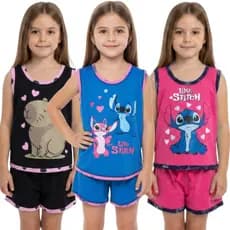 Baby Doll Regata Infantil / Pijama de Menina