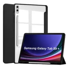 Capa Case Para Acrílico Com Samsung Galaxy Tab S9 Plus/S9 FE Plus 12.4ºpolegada Suporte Caneta DK store