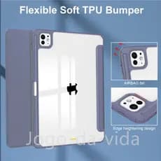 Novo Capa Case Para Acrílico Magnética Com Suporte Caneta iPad Pro 13 polegadas (2024) DK store