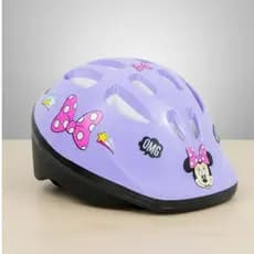 Capacete Infantil Menina Nathor Personalizado  Princesas Disney e  Minnie Mouse Ajustável  Bike Patins Skate 3 a 8 Anos