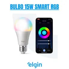 BULBO 15W SMART COLOR RGB INTELIGENTE WIFI - ELGIN