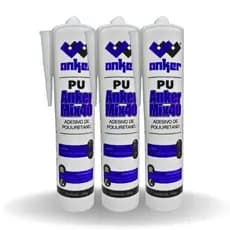 Kit 3 Silicone Adesivo Pu40 Selante De Poliuretano 350g Cola
