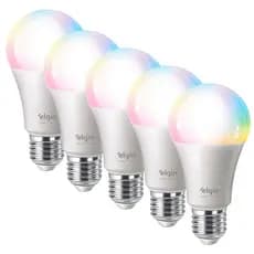 Kit 5 Lâmpadas Inteligente Led Bulbo 10w Rgb Smart Color - Elgin