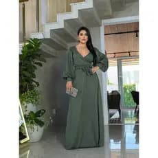 Vestido feminino Longo Sofiah Feminino Festa Luxo Sofiah Madrinhas Eventos
