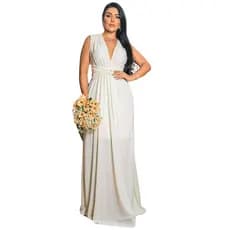 Vestido Longo Feminino Casamento Várias Formas de Usar Madrinhas