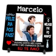 Quadro Azulejo Personalizado Dia dos Pais