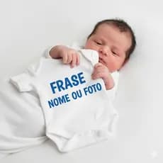 Body Personalizado Com Sua Estampa Frase Foto