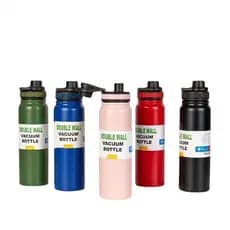 Garrafa Térmica de Academia 1000ml De Aço Inoxidável Com Isolamento Térmico Com Alça