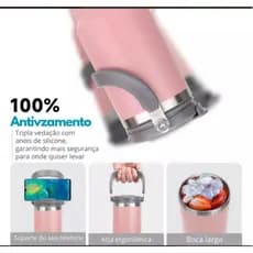 KIT 10 GARRAFAS  Térmica 900ml Bebidas Quentes E Geladas Inox Fitness