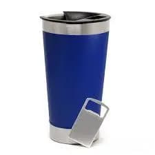 KIT 10 Copo Térmico Gelado ou Quente 473ML com Tampa e Abridor