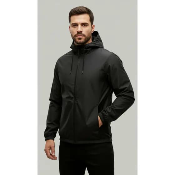 Jaqueta Corta Vento Impermeável Masculina Liso