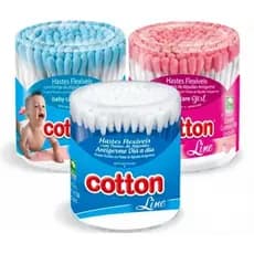 Cotonete astes flexíveis antigerme 150 unidades - Cotton