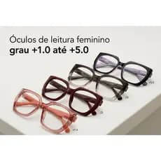 Óculos de Grau Feminino Quadrado Oversized – Elegância e Conforto