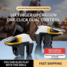 HG 1 Par PUBG Gatilhos De Jogo Para Gamepad Controlador De Telefone Celular Móvel Botão De Fogo Chave Atirador Gatilho