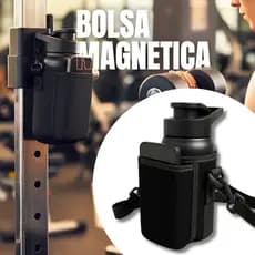 Bolsa Magnética Academia Garrafa Água Fitness Ímã Celular Crossbody Treino