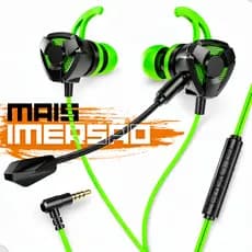 Fone Gamer Com Fio Microfone Destacável P3 3.5mm Intra Auricular Free Fire PUBG