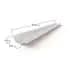 Veda Porta Protetor Rolinho 90cm Impermeável Proteção Dupla Branco
