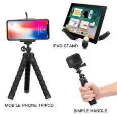 Mini Tripe para Celular Universal Articulado Flexível Suporte Celular Câmeras