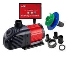 Bomba Submersa Para Aquários Lagos chafariz 6000 L/h Eleva a 4,5M Hsbao Aep-6000 55w Super Econômica