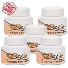 Kit 05 Creme Nova Pele Facial Clareador 25g