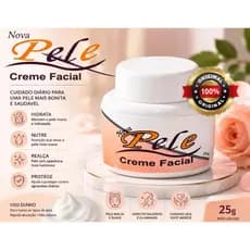 Creme Facial Nova Pele 25g com Claração e Hidratação