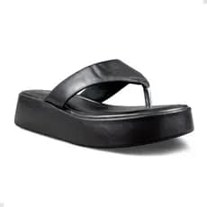 Tamanco Feminino Plataforma Tira Grossa Estilo Chinelo VIa Scarpa Lançamento