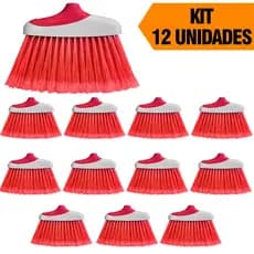 Atacado C/12 Vassouras Chickinha Varre Casa Quintal Garagem