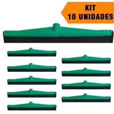 10 Rodo Plastico Médio 40cm Multiuso Puxa E Seca