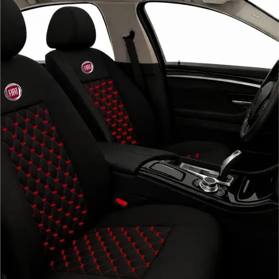 Capa de Banco Automotivo Fiat Capa para Banco Carro Tecido Grosso Diamantado Prime Reforçado