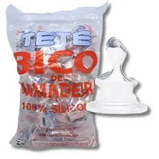 Bico de Mamadeira Ortodontica Pacote com 25 Unidades Silicone (Tetê)