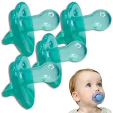 Kit 4 Unidades Chupeta 100% Silicone Tamanho 2 Tetê A Partir de 6 meses