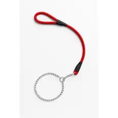 Guia De Corda 16mm 3 Tamanhos Com Enforcador Corrente 70cm Cães Médio Grande Porte Pitbull