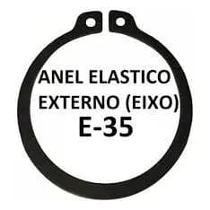 Anel Elástico de Vedação Externo 35mm – Kit com 10 Unidades