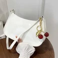 Kit Linda Bolsa Elegancy + Chaveiro Cereja Moderna e Etilosa