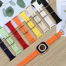 Pulseira Ocean para Smartwatch Apple Watch Series Ultra 49mm Oceano Relógio