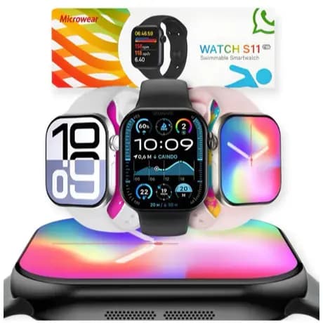 Smartwatch S11 Pro Série 11 Bluetooth Chamadas GPS 128MB Lançamento Relógio Inteligente