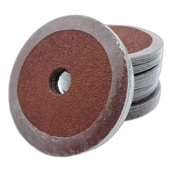 1 PÇ DISCO DE FIBRA LIXA 115 X 22MM. GRIT 120 - OA FERTAK
