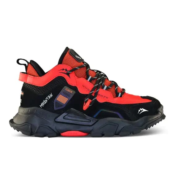 Tênis Qix Mountain Original Couro Esportivo Solado Borracha Robusto Corrida Academia Skate