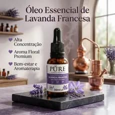 Óleo Essencial de Lavanda Francesa Conta Gotas