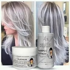 Matizador Platinum Efeito Platinado - S/ Amônia - Resultado 100% Natural La Cosméticos 300ml