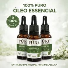 Óleo Essencial De Melaleuca 100% Puro 30ml Contra Micose Acne