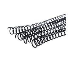 50 Unidades Espiral De Encadernação A4 9mm Preto P/ 50 Folhas