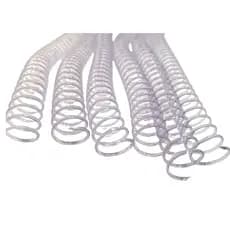 Espiral Encadernação 14mm A4 Transparente Até 85 Folhas 50 unidades