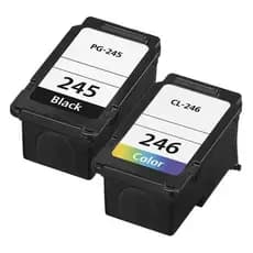 Kit 2x Cartucho Tinta Compativel Com Canon Cl246xl Cl-246 246xl Pg245xl Pg-245 245xl Pixma MX492