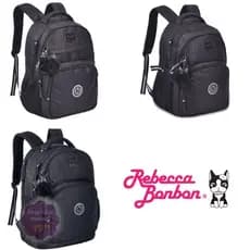 RB Mochila Escolar Costa Crinkle com Lurex 17,5"