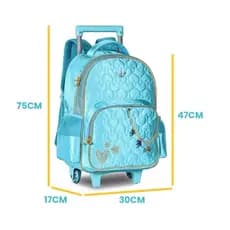 Mochila Escolar Sweet Queen Princesas Acompanha Lancheira Térmica + Estojo
