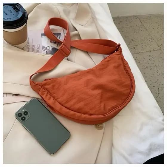 Bolsa Feminina Estilosa Versátil Impermeável Transversal Alça Ajustável