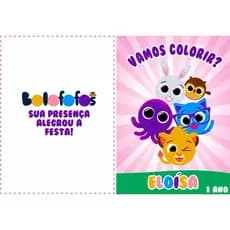Mini livro de colorir personalizado (40 unidades) LEIAM A DESCRIÇÃO