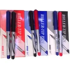 Canetinha Esferográfica Caneta com Ponta Fina 0.5mm Escrita Desenho Perfeito Kit 2 Canetas Roller-Tip Pen