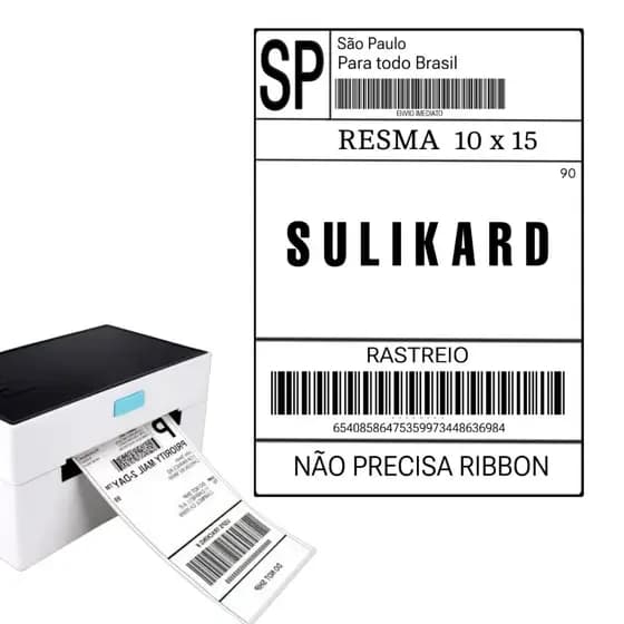 10000 etiqueta termica 10x15 CM Papel Adesivo Papel Térmico formato resma alta qualidade